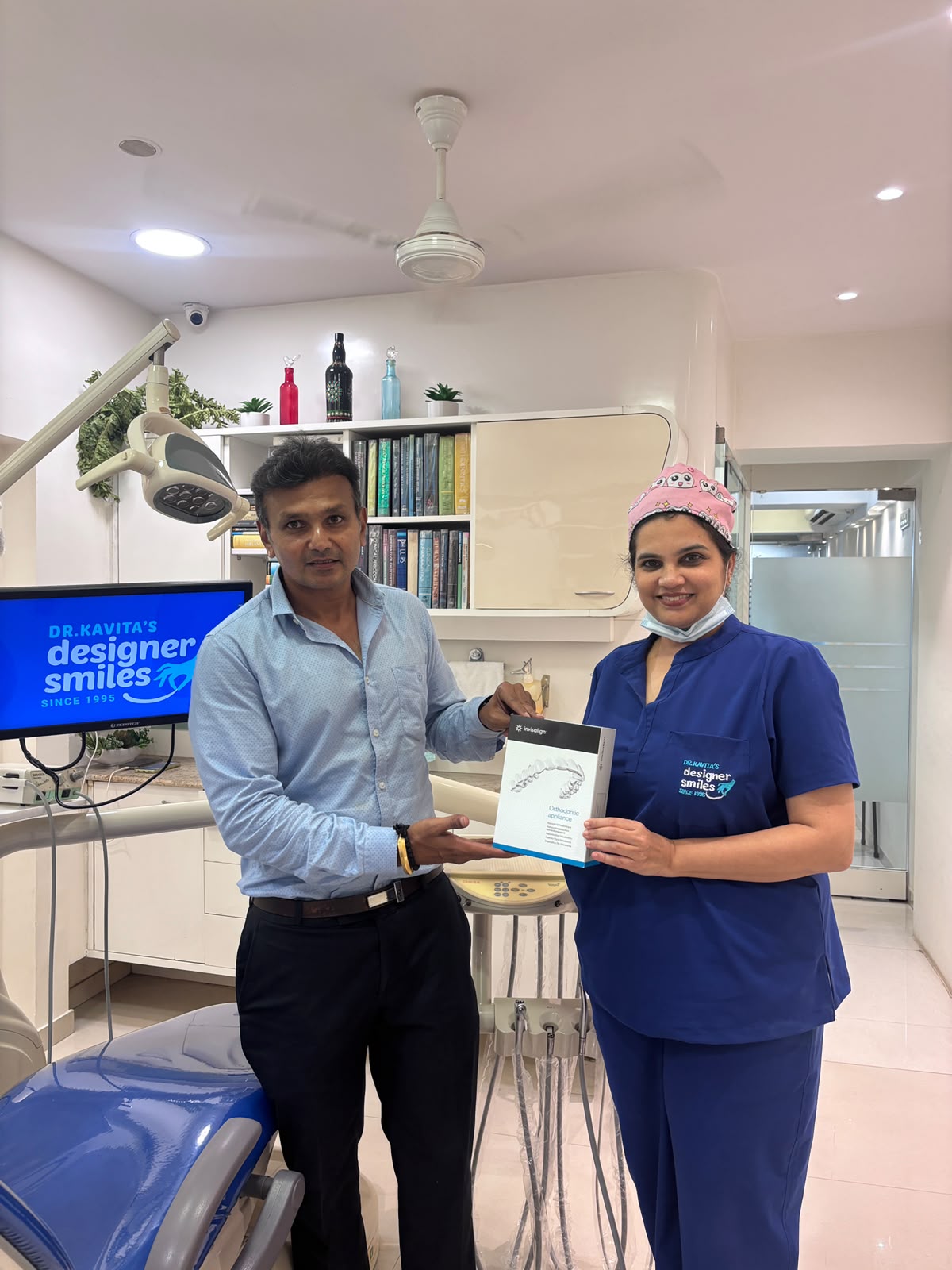 Patient consultation with Dr. Kavita, Invisalign at Designer Smiles