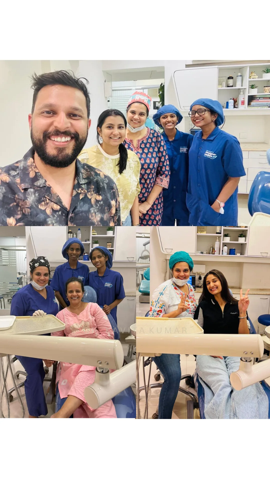 Happy patient with Dr. Kavita and the Designer Smiles team in Mumbai, photo 6
