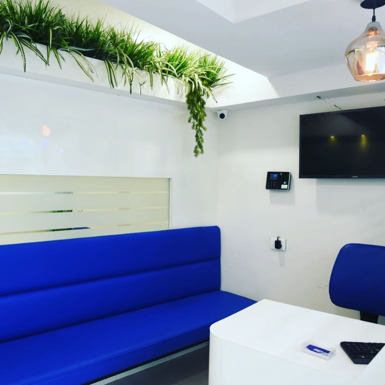 Reception and waiting lounge