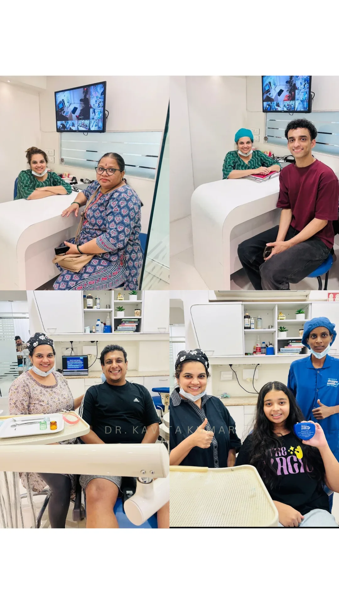 Happy patient with Dr. Kavita and the Designer Smiles team in Mumbai, photo 3