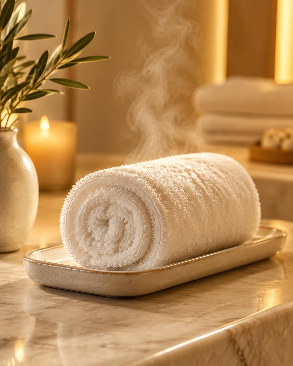 Warm towel service after dental treatment at Designer Smiles, Vile Parle East, Mumbai